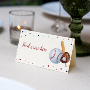 De Placement Carte Place Tente Baseball Baby shower Anniversair