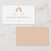 De Placement Carte Raffin GITA Pastel Rainbow Diaper (Devant / Derrière)