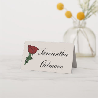 De Placement Carte rose