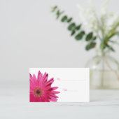 De Placement Carte Rose Gerbera Daisy White Place (Debout devant)