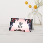 De Placement Carte rouge Rose gothique Place (Dos)