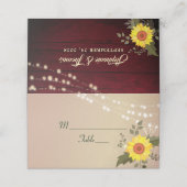 De Placement Carte Russe Sunflower Place (Extérieur déplié)