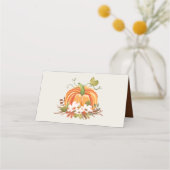 De Placement Carte Rustique Citrouille Place Card Automne Douch (Dos)