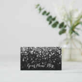 De Placement Carte Silver Black Hollywood Glitz Glam (Debout devant)