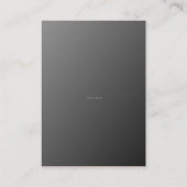 De Placement Carte Silver Music Place (Dos)