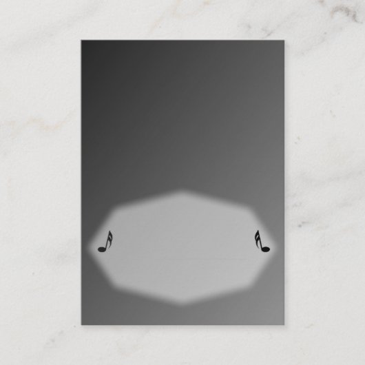 De Placement Carte Silver Music Place (Devant)