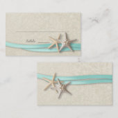 De Placement Carte Starfish and Ribbon Place (Devant / Derrière)