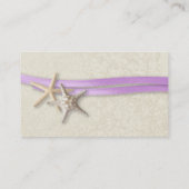 De Placement Carte Starfish and Ribbon Place (Dos)
