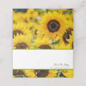 De Placement Carte Sunflower Place (Extérieur déplié)