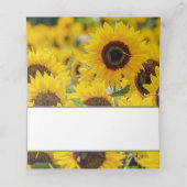 De Placement Carte Sunflower Place (Intérieur déplié)