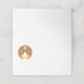 De Placement Carte Thankesgiving Turkey Place Card (Extérieur déplié)