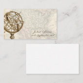 De Placement Carte vintage (Devant / Derrière)