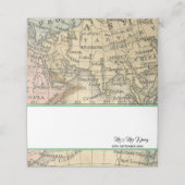 De Placement Carte vintage (Extérieur déplié)