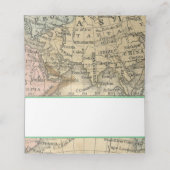 De Placement Carte vintage (Intérieur déplié)