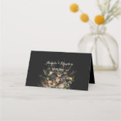 De Placement Carte vintage foncé (Dos)