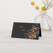 De Placement Carte vintage foncé (Devant)