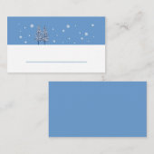 De Placement Carte Winter Wonderland (Devant / Derrière)