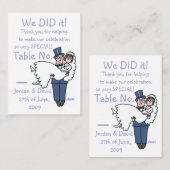 De Placement Cartoon Art Reception Carte Place (Devant / Derrière)