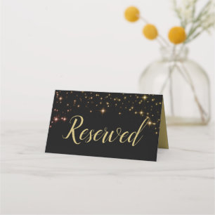 De Placement Chimmersif Mariage Sparkles Carte Place Réservé