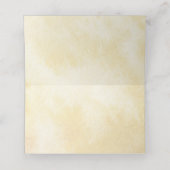 De Placement Chute Florale Violet Brûlé Orange Jaune Carte Plac (Intérieur déplié)