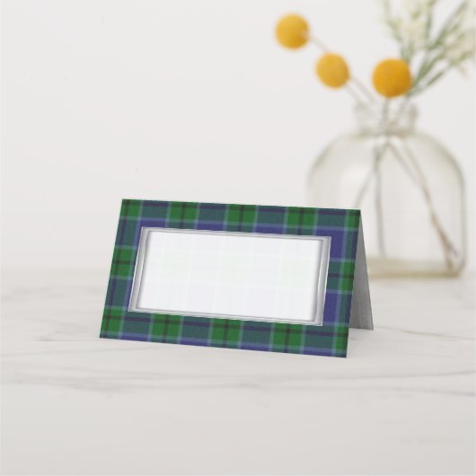 De Placement Clan Scott Mariage Carte Place Pliée (Devant)