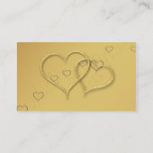 De Placement Coeurs d'or - Carte Place (Dos)