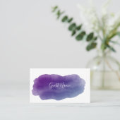 De Placement Couleur d'eau violette nom du client carte place (Debout devant)