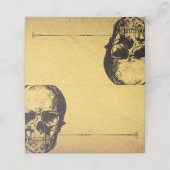 De Placement Crâne gothique en verre | Carte postale ou carte a (Extérieur déplié)