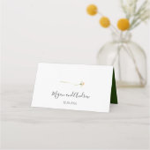 De Placement Daisy Fleur sauvage Mariage Carte Place (Dos)