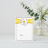 De Placement Daisy Yellow Ribbon spécial Occasion Carte Place (Debout devant)
