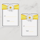 De Placement Daisy Yellow Ribbon spécial Occasion Carte Place (Devant / Derrière)