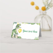 De Placement Dinosaures Anniversaire Carte Place (Dos)