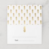 De Placement Élégance tropicale | Carte Mariage à ananas (Extérieur déplié)