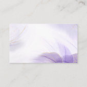 De Placement Elegant Lavender Mariage Website Insérer carte (Dos)