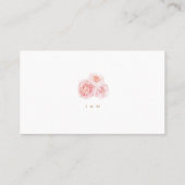 De Placement Elégant mariage floral roux site web Insérer carte (Dos)