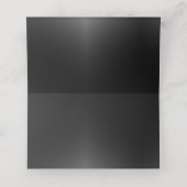 De Placement Elégante carte Black Place ou carte Escort (Intérieur déplié)