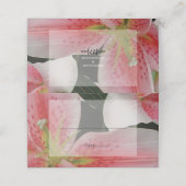 De Placement Elégante Lys Oriental Mariage Carte Place (Extérieur déplié)