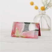 De Placement Elégante Lys Oriental Mariage Carte Place (Dos)