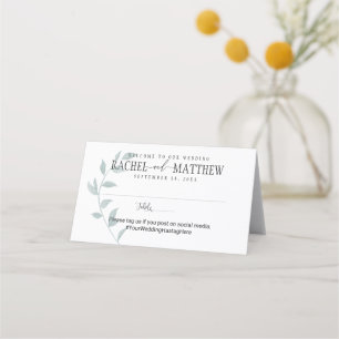 De Placement Emerald Ivy Mariage Plié Carte Place 2