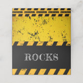 De Placement En construction Anniversaire Carte du lieu Signal (Extérieur déplié)