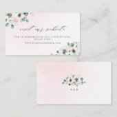 De Placement Eucalyptus anemone site floral Insérer carte (Devant / Derrière)