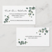 De Placement Eucalyptus verdure site mariage Insérer une carte (Devant / Derrière)