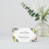 De Placement Flore printanière | Carte d'escorte plat Mariage (Debout devant)