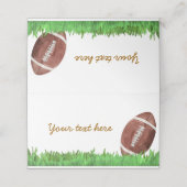 De Placement Football Anniversaire Carte Place (Extérieur déplié)