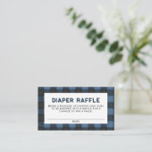 De Placement FROST Rustic Blue Flannel Carte à rabat (Debout devant)