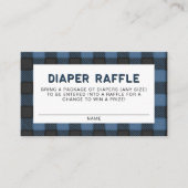 De Placement FROST Rustic Blue Flannel Carte à rabat (Devant)