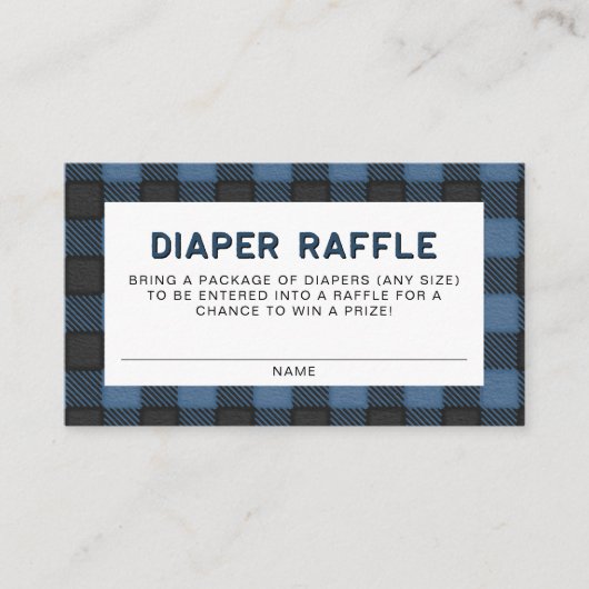 De Placement FROST Rustic Blue Flannel Carte à rabat (Devant)