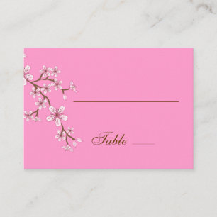 De Placement Gabriella Pink Blossoms Carte Place