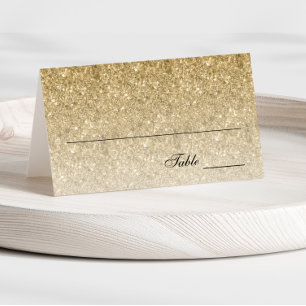 De Placement Glam Parties scintillant Or Carte Place personnali