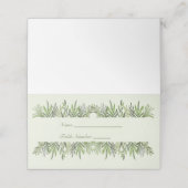 De Placement Green Grandes Nom Carte Place (Extérieur déplié)